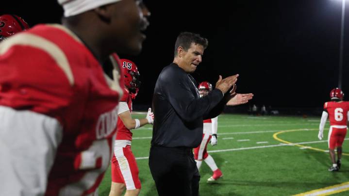 Video: Cardinal Mooney football defeats Berkeley Prep on the road