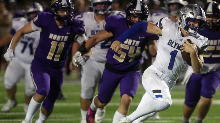 Olympic football rides Webster, defense past North Kitsap in Poulsbo