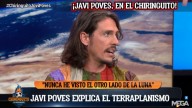 Javi Poves la lía en 'El Chiringuito' y argumenta por qué la tierra es plana: "Reto a la gente a..."