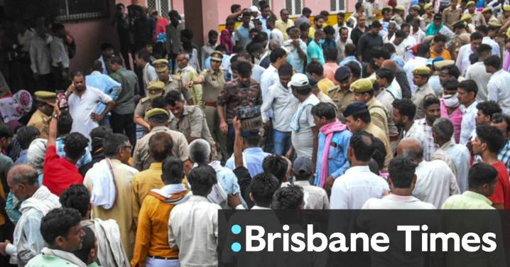 Dozens killed in stampede at political rally in southern India