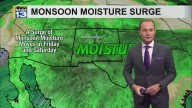 Surge of monsoon moisture moves into New Mexico Friday