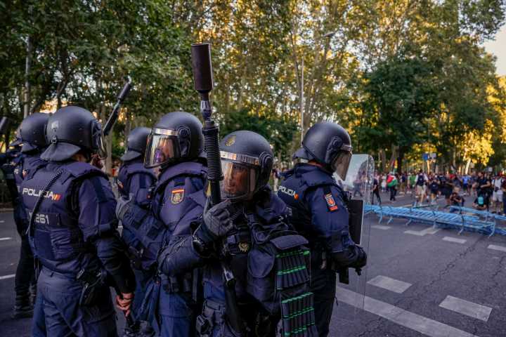El delegado de Gobierno cifra en 100.000 los manifestantes propalestinos en la Vuelta