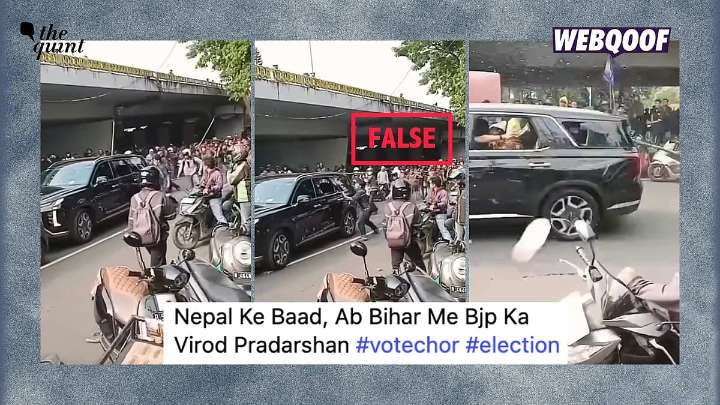 Video From Indonesia Falsely Shared as People Demonstrating Against BJP in Bihar