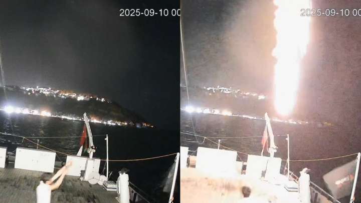 La Flotilla con ayuda para Gaza denuncia un segundo ataque con dron en aguas de Túnez
