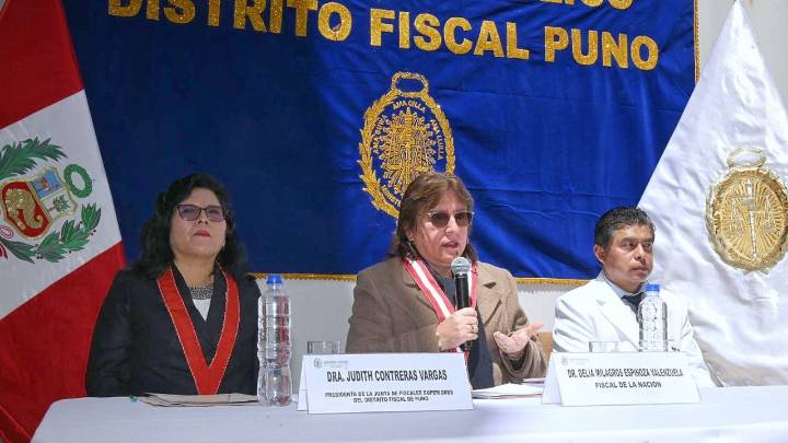 Delia Espinoza advierte déficit presupuestal y carencias en fiscalías de Puno y Juliaca