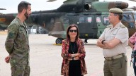 Los helicópteros del Ejército realizaron 550 horas de vuelo en agosto para combatir los incendios