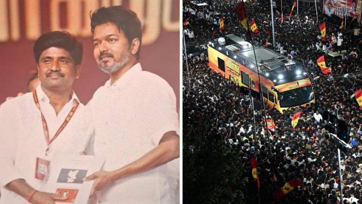 Karur stampede: TVK district secretary picked up for police inquiry
