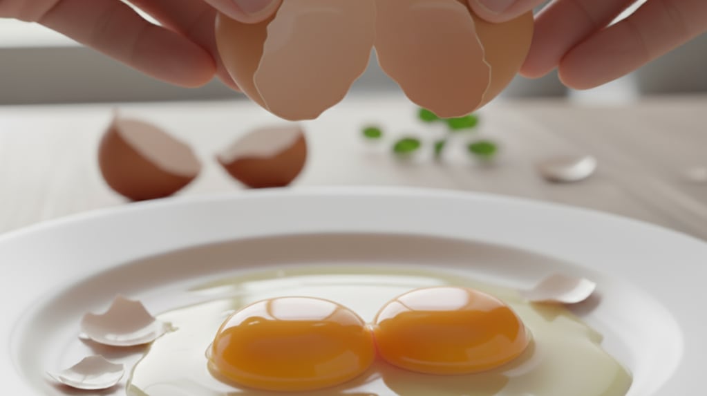 Pocos lo saben: por qué algunos huevos tienen doble yema