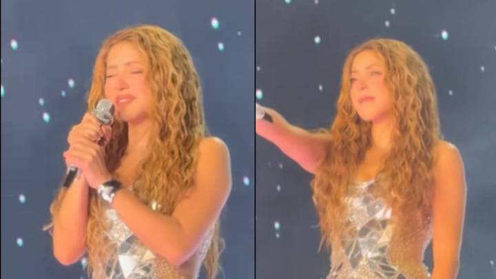 Shakira no pudo contener sus lágrimas en el escenario durante su concierto en México: esto fue lo que pasó