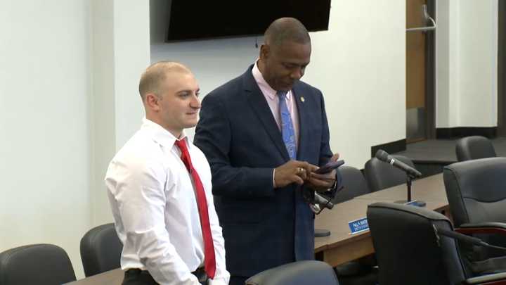 Warren Fire Department swears in newsest firefighter