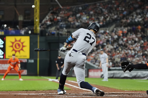 Stanton's 450th homer helps Yankees close gap in AL East and conjures Hall of Fame talk