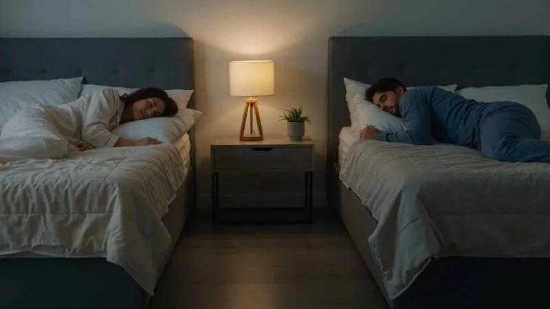 Dormir en habitaciones separadas "no define la salud de una pareja", siempre y cuando haya una comunicación clara