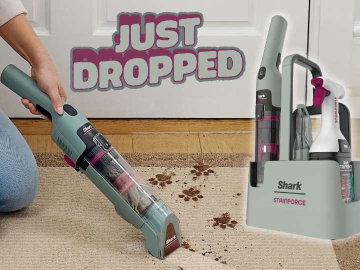 Shark's StainForce Cordless Spot & Stain Cleaner is $200