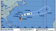 Gabrielle becomes a hurricane in Atlantic waters southeast of Bermuda