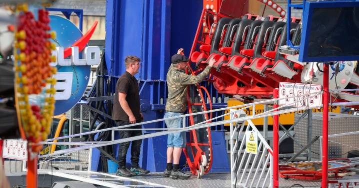 12 pictures show the calm before the storm as Nottingham's Goose Fair takes shape