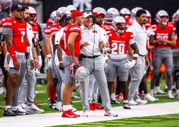 UNLV football prepares to host UCLA, Nico Iamaleava at Allegiant Stadium 
