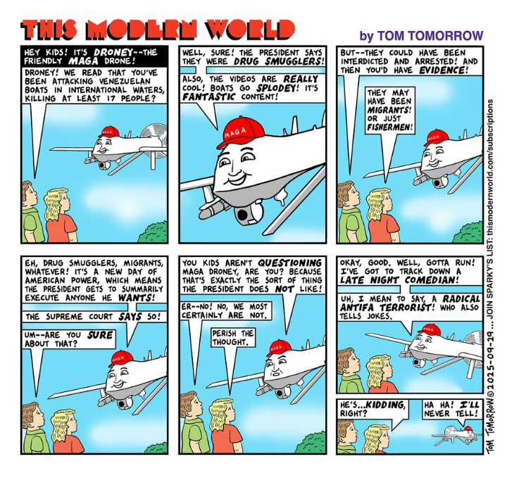 Cartoon: MAGA Droney