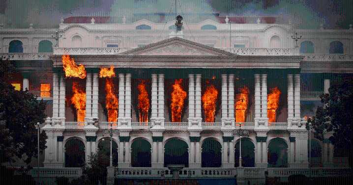 Incendian Congreso de Nepal y el primer ministro renuncia tras el asesinato de su esposa