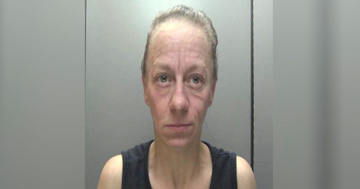 Woman, 42, pulled out knife and threatened to 'slit throat' of Co