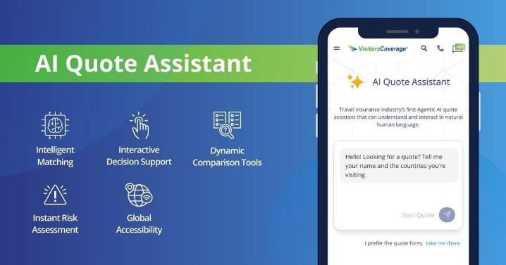 VisitorsCoverage Launches AI Quote Assistance, Transforming How Travelers Select Insurance Coverage