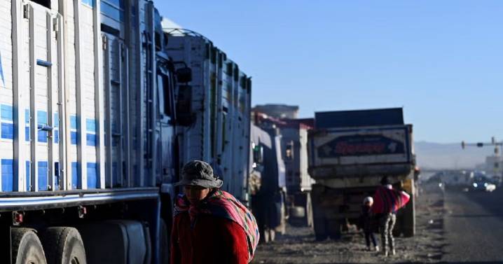 Camiones varados por la escasez de combustibles: la paralización que golpea la economía boliviana