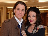 Joan Collins, 92, Walks Son Alexander Newley Down the Aisle at His Wedding