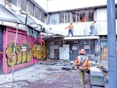 Comenzaron la demolición y rehabilitación de edificios; secuelas de los sismos
