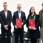 Se firmo un convenio entre la Municipalidad y el...
