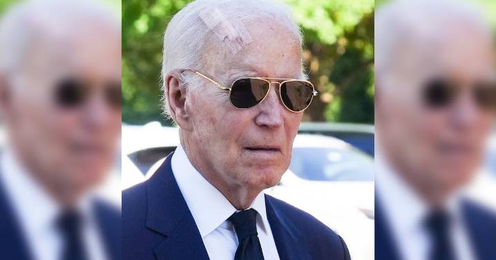 Joe Biden Seen With Head Bandage After Skin Cancer Surgery