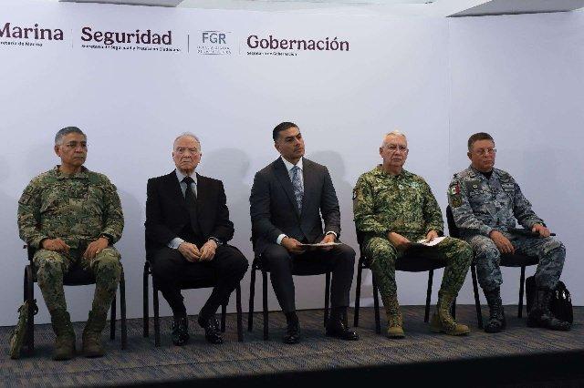 Gabinete de Seguridad reforzará operaciones para pacificar Sinaloa