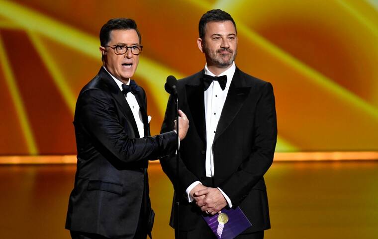 Late-night hosts warn of autocracy after Jimmy Kimmel suspension