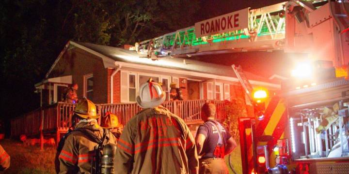 One displaced by Roanoke house fire