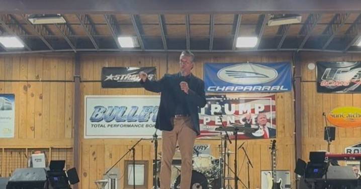 'We're going to grab the baton and keep running' — Barry Moore, Brilyn Hollyhand lead Charlie Kirk memorial event in Decatur; Over 200 attend