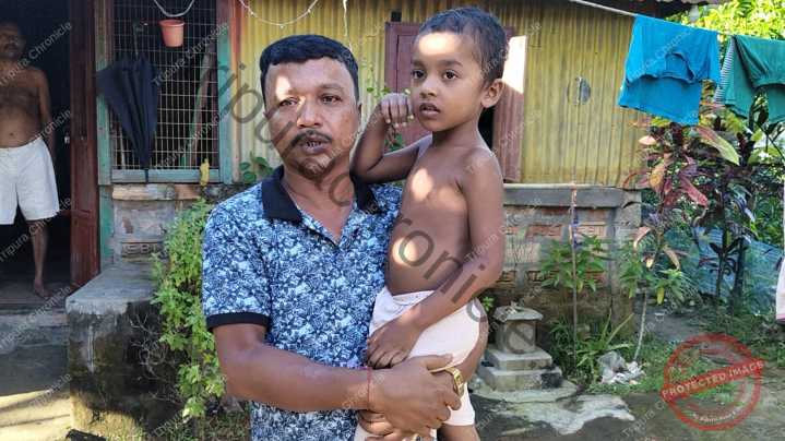 Desperate son appeals to media in search of missing mother at Santirbazar