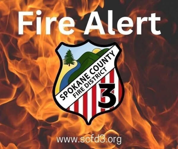 Medical Lake firefighters respond to garage that is ‘engulfed in flames’