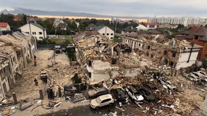At least four killed in major Russian drone and missile attack on Ukraine