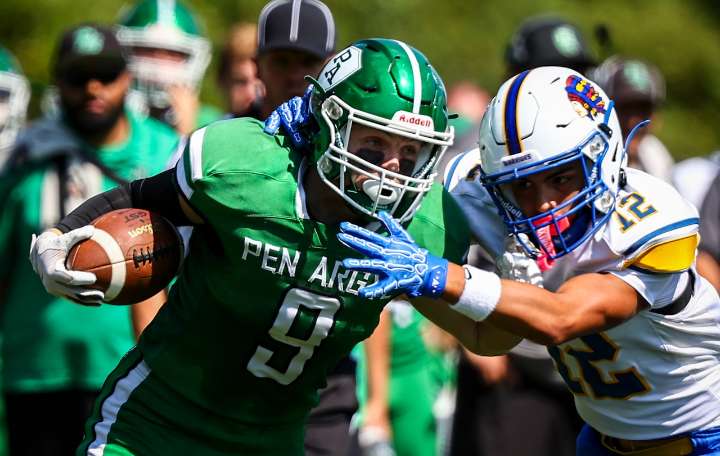 Pen Argyl football scores 35 points in 1st half, crushes Wilson