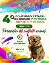 Convoca estado a concurso de dibujo y pintura sobre protección animal