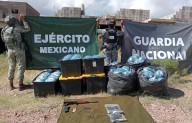 ASEGURAN APROXIMADAMENTE 70 KILOS DE NARCÓTICO Y FUSIL AK