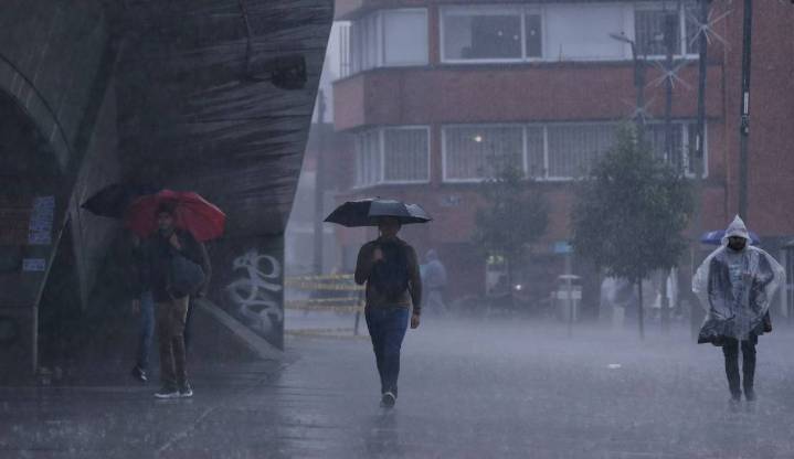 Lluvias regresan en octubre a Colombia