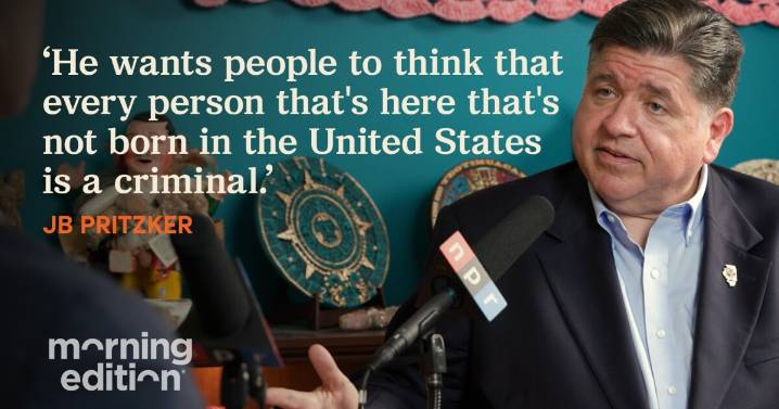 Trump says he's fighting crime. Illinois Gov. Pritzker sees a power grab before 2026