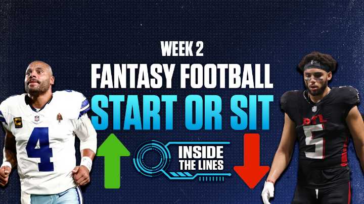 Fantasy football start/sit in Week 2: Bench Jayden Daniels for Dak Prescott? Play DJ Moore over Drake London?