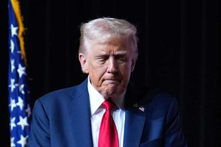 Trump sleepwalks through unhinged rant to military leaders