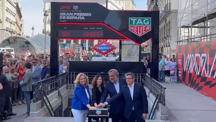 Madrid activa la cuenta atrás: ya sólo queda un año para la carrera del GP de España de Fórmula 1