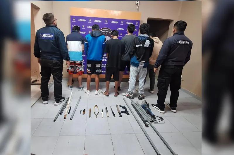 Importante operativo por conflicto entre bandas: seis detenidos y armas secuestradas
