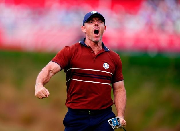 Ryder Cup Day Two: Rory McIlroy and Shane Lowry deliver another point for Europe as tempers flare at Bethpage Black