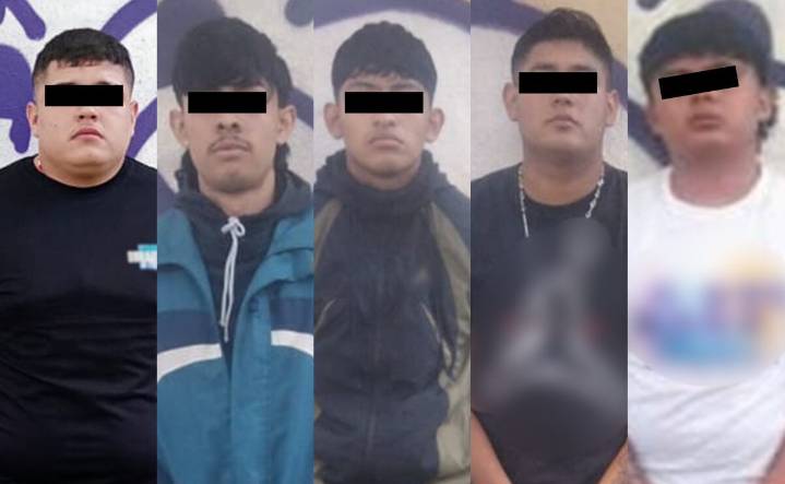 Caen en Venustiano Carranza cinco presuntos integrantes de la Unión Tepito