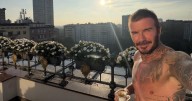 David Beckham says 'I promise I'm wearing pants' as he shares saucy shirtless snap