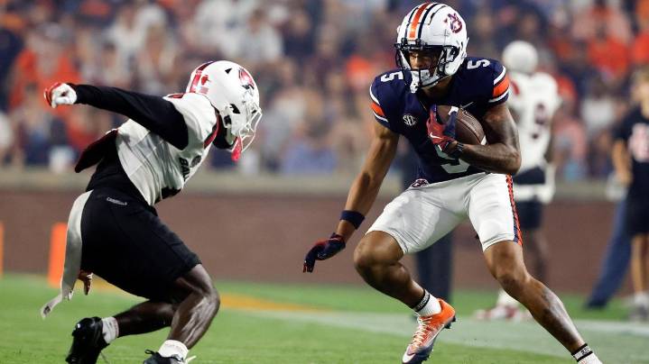 Auburn receiver Horatio Fields is sidelined indefinitely with a broken foot
