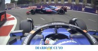 [VIDEO] El toque de Alexander Albón a Franco Colapinto que lo dejó último en el  GP de Azerbaiyán